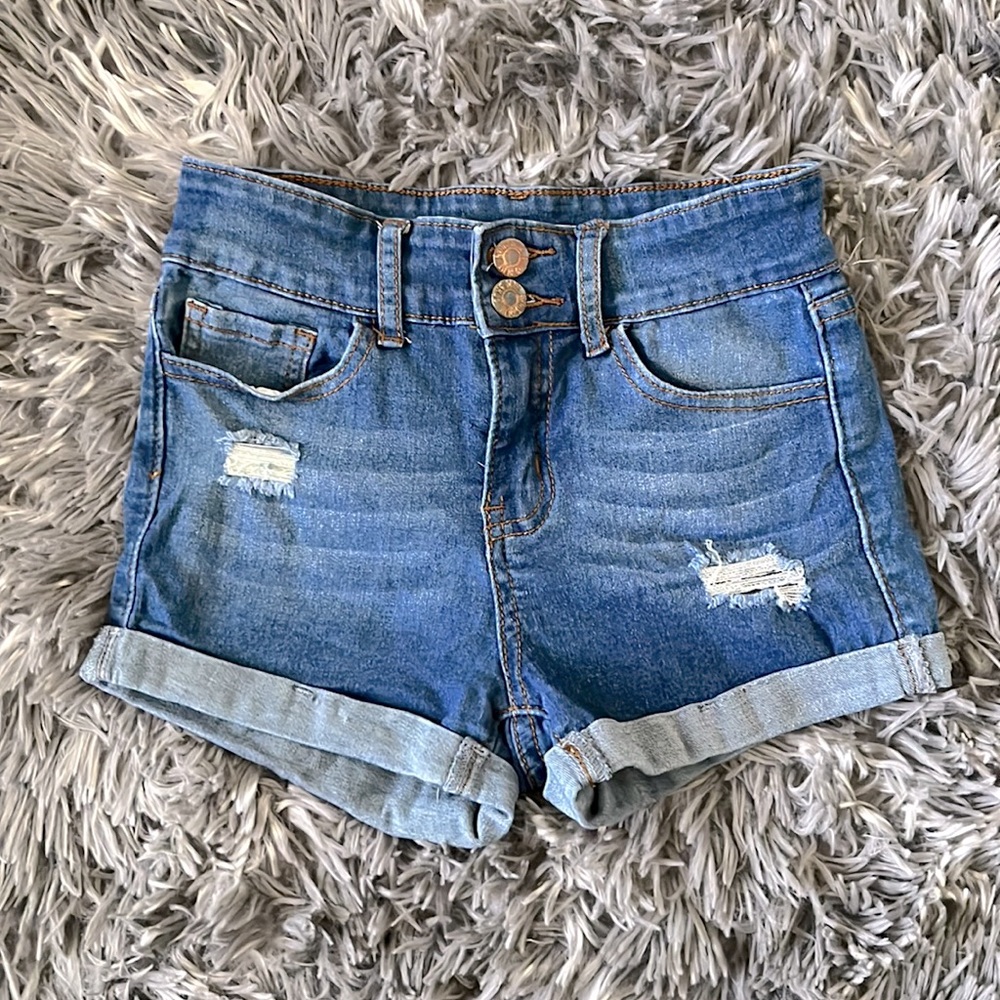 Dark Blue Jeans Shorts